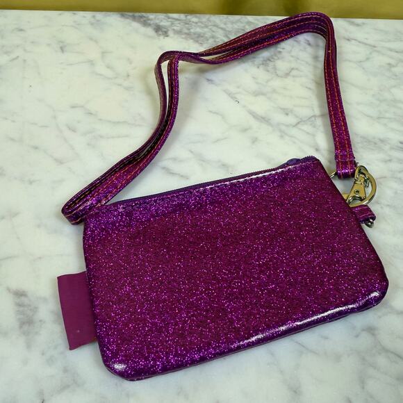 Glitter ID Badge Holder Neck Lanyard Keychain - Picture 2 of 4